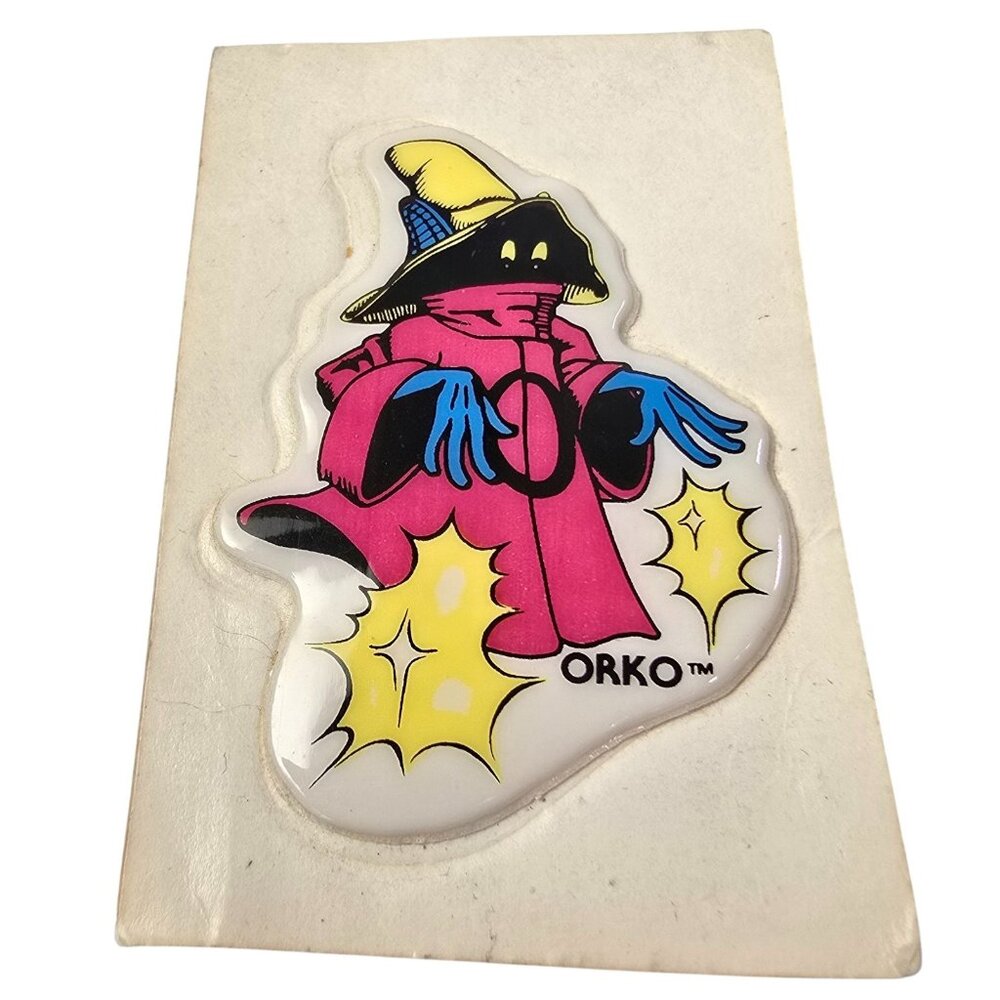 Vintage Sticker Puffy MOTU Orko He-Man Masters of the Universe Mattel 1984 80s - Picture 1 of 5